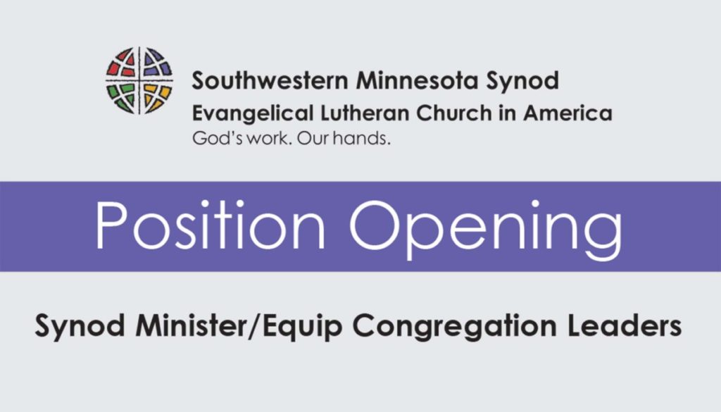ELCA Synod Minister Position