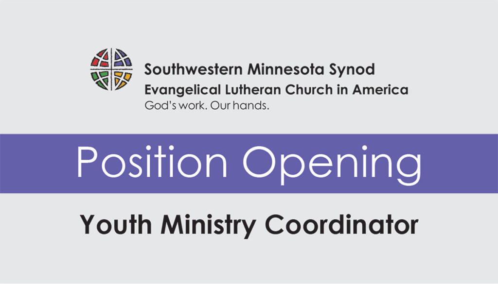 Youth Ministry Coordinator Position