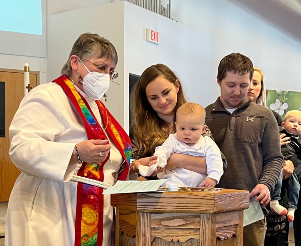 Child Baptism at ELCA Church