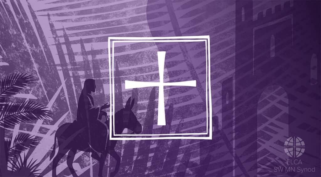 Jesus entry into Jerusalem Palms