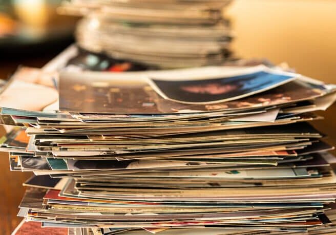 Old Photos in a Pile