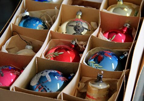boxed christmas ornaments